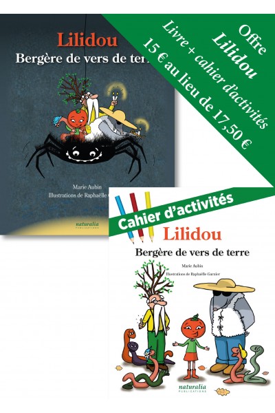 Duo cahier d'activités et livre Lilidou, bergère de vers de terre Duo cahier d'activités et livre Lilidou, bergère de vers de terre